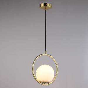 Crystal ball ceiling pendant lamp "KATE".