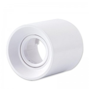 Adjustable surface downlight ring GU10, MR16 PVC