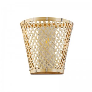 Wicker wall sconce "Pani".