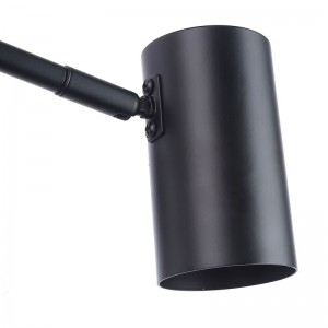 Articulated Wall Light "LISA" Black - 40W - IP20, Socket G45