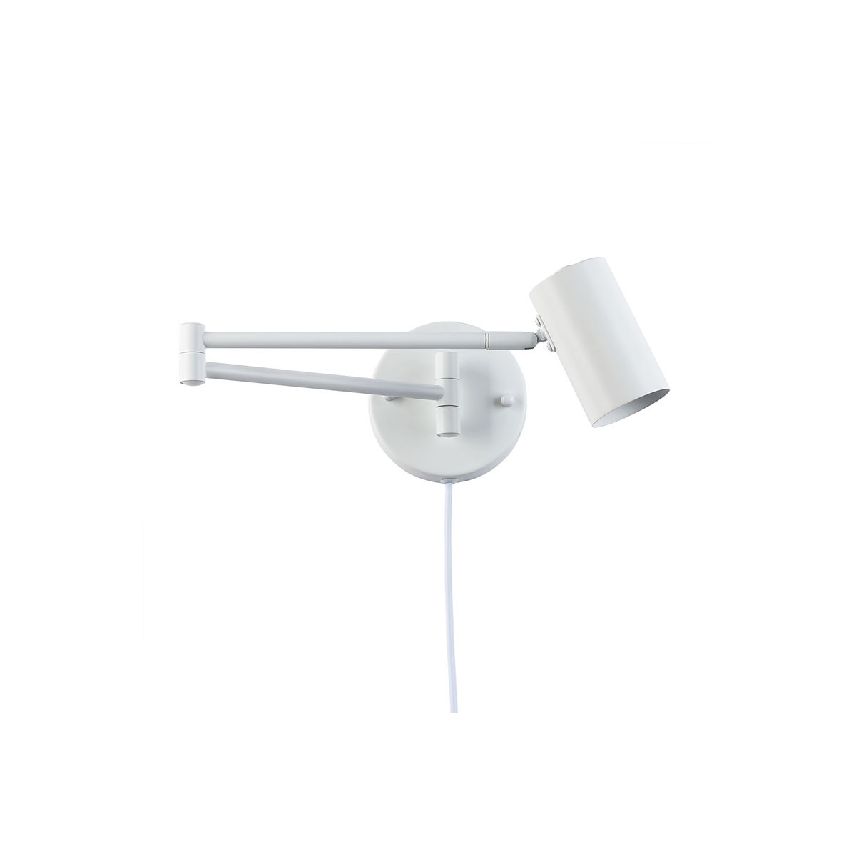 Articulated Wall Light "LISA" White - 40W - IP20, Socket G45