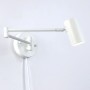 Articulated Wall Light "LISA" White - 40W - IP20, Socket G45