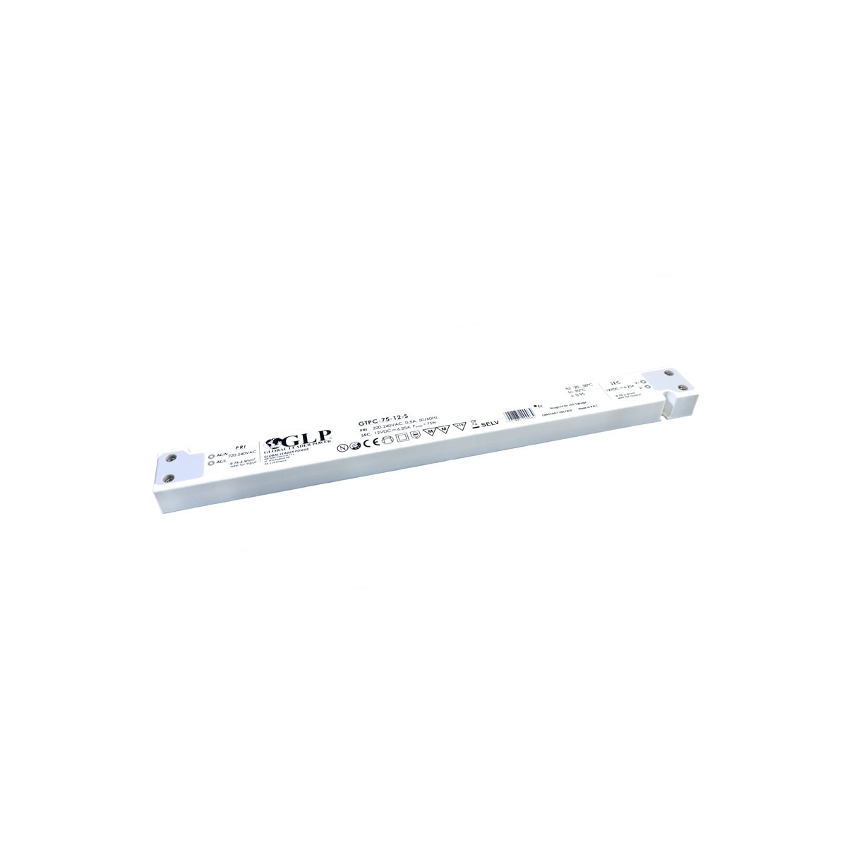 Switching constant voltage power supply with 75W 12V switching output