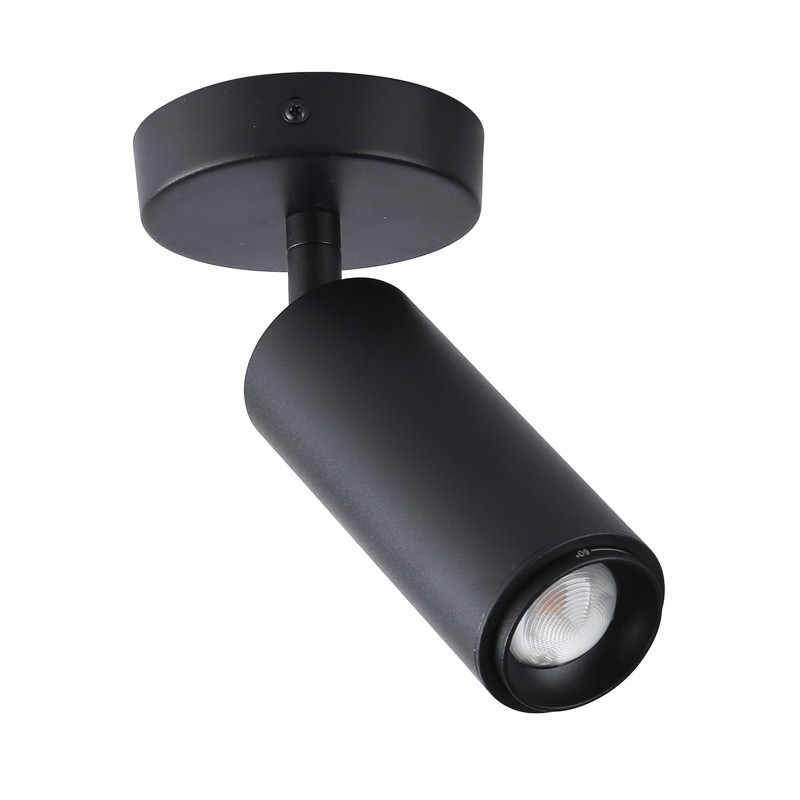 Spotlight with adjustable and articulated light angle 8W 2800K