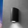 Fumagalli MARTA 90 Indoor/outdoor wall lamp Black, 1 lampholder GU10