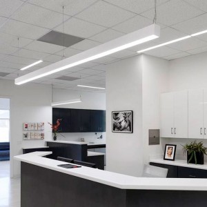 Linear LED pendant luminaire 120cm 40W 3400lm