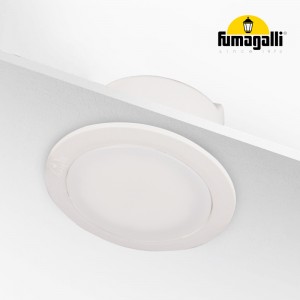 Round white downlight