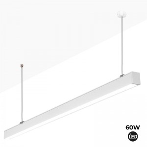 VERSAILLES - Barre Lumineuse LED noire traversante 40W 120cm CCT Tri-color  - IDELED