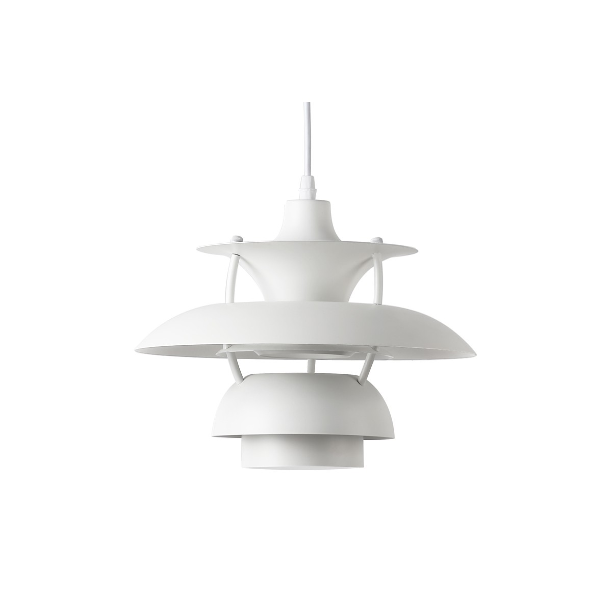 White Design Pendant Lamp "YOHAN" E27