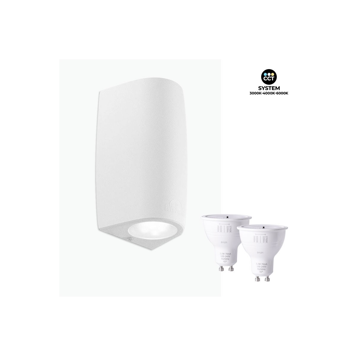 Wall light LED up &amp; down FUMAGALLI MARTA GU10 2x3,5W