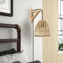 Wall lamp "CESTA" in natural wood.  E27