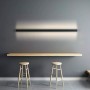 Integrated linear LED wall light