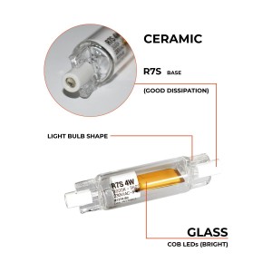 Bulb R7S 78mm 600lm COB Chip