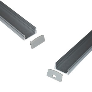 aluminum profile for surface led strip 17x8mm