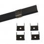 aluminum profile for led strip surface 17x8mm _ Black