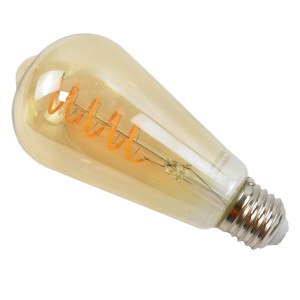 Edison E27 ST64 LED filament bulb - 4W