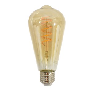 Edison E27 ST64 LED filament bulb - 4W