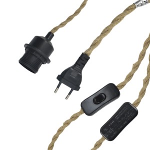 Cable with plug and switch YUTE -Strings