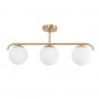 TALÍ" triple interior ceiling lamp - Metal and glass - 3xE27