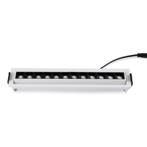 Linear recessed LED spotlight 20W - Adjustable - UGR18 - CRI90 - OSRAM Chip - 2800K