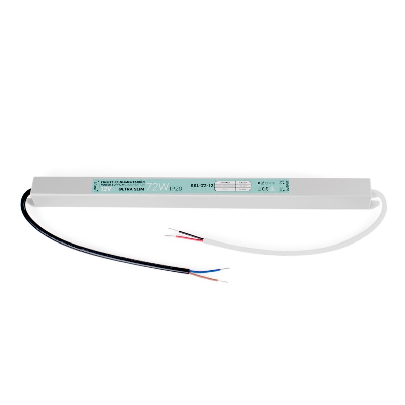 Ultra slim power supply 12V - 72W - IP20