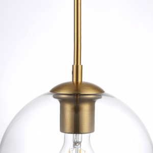 Glass pendant light "Cleire" - E27