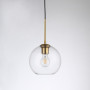 Glass pendant light "Cleire" - E27