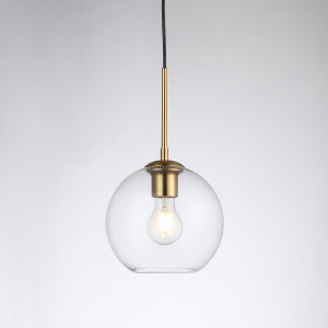 Glass pendant light "Cleire" - E27