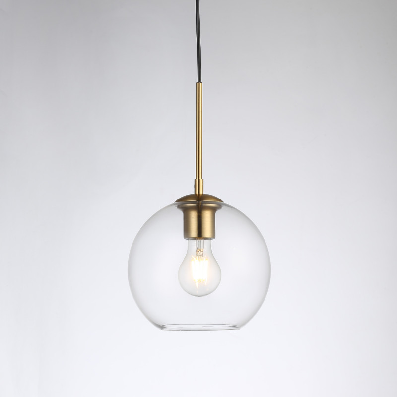 Glass pendant light "Cleire" - E27