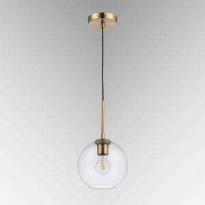 Glass pendant light "Cleire" - E27