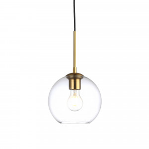 Glass pendant light "Cleire" - E27