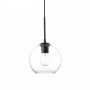 Glass pendant light "Cleire" - E27