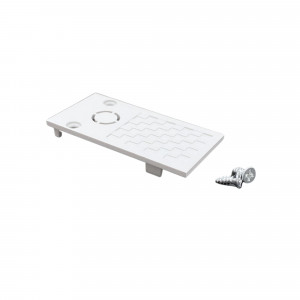 End cap for recessed, trimless and surface magnetic track