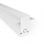 End cap for recessed, trimless and surface magnetic track