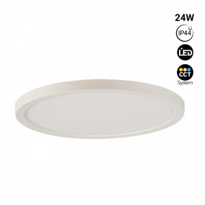 Outdoor LED CCT ceiling light - 24W - Ø30cm - 2300lm - IP44