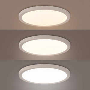 Outdoor LED CCT ceiling light - 24W - Ø30cm - 2300lm - IP44