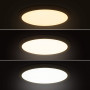 Outdoor LED CCT ceiling light - 24W - Ø30cm - 2300lm - IP44