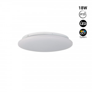 Plafón LED 18W CCT Seleccionable Circular Slim Surface Sensor