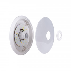 LED ceiling light with PIR sensor- 20W - Ø30cm - IP20