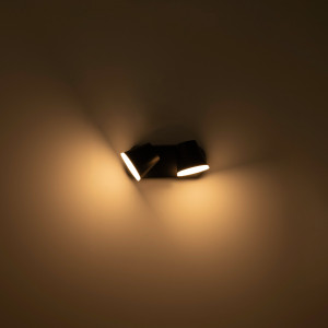 Double outdoor wall light "Tura" - 20,5W - Adjustable - 3000K - IP54