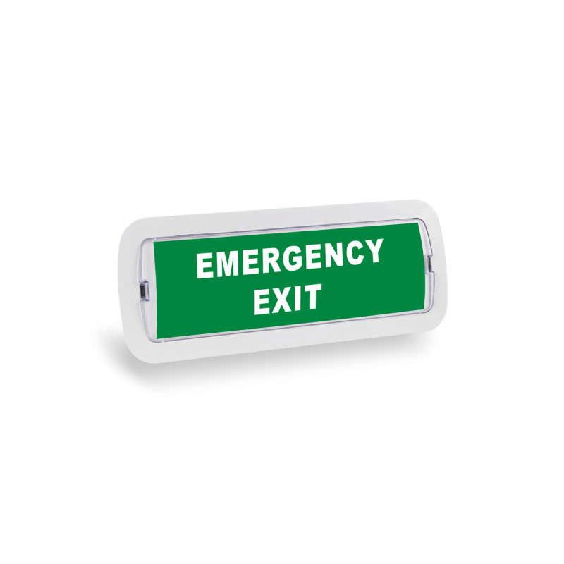 KIT self-adhesive pictogram "Emergency Exit" + 3W Emergency light