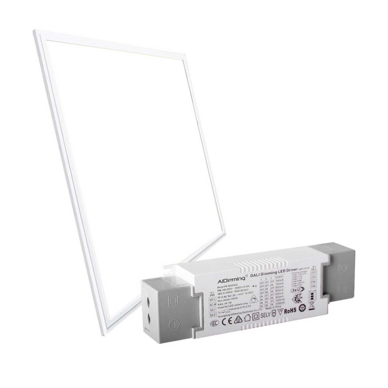 Recessed LED Panel - 60X60cm - 0-10V dimmable - 44W - UGR19