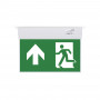 Permanent emergency light with "Up arrow" pictogram