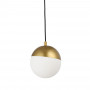 LED Sphere pendant lamp for 48V magnetic track - 6W - 2700K - CRI90 - Golden