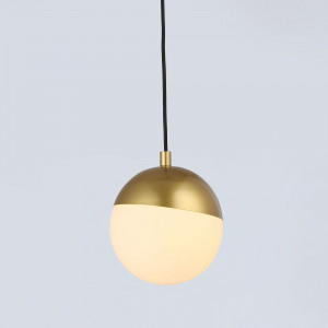 LED Sphere pendant lamp for 48V magnetic track - 6W - Golden