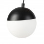 LED Sphere pendant lamp for 48V magnetic track - 6W - 2700K - CRI90 - Black