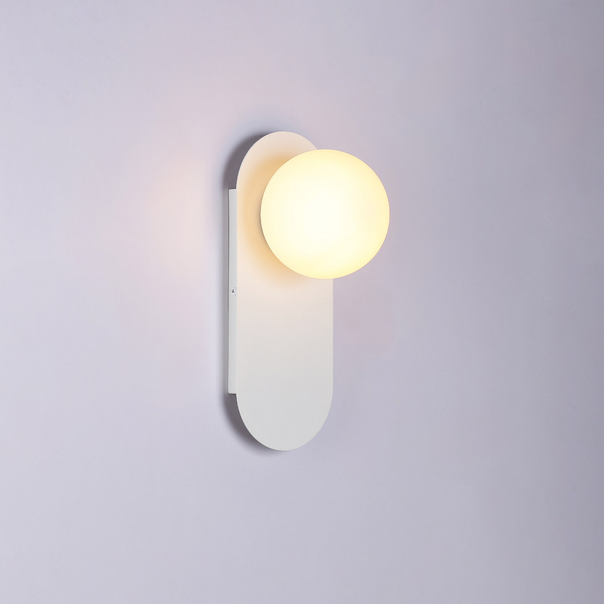 Crystal ball wall light "Brian" - E27