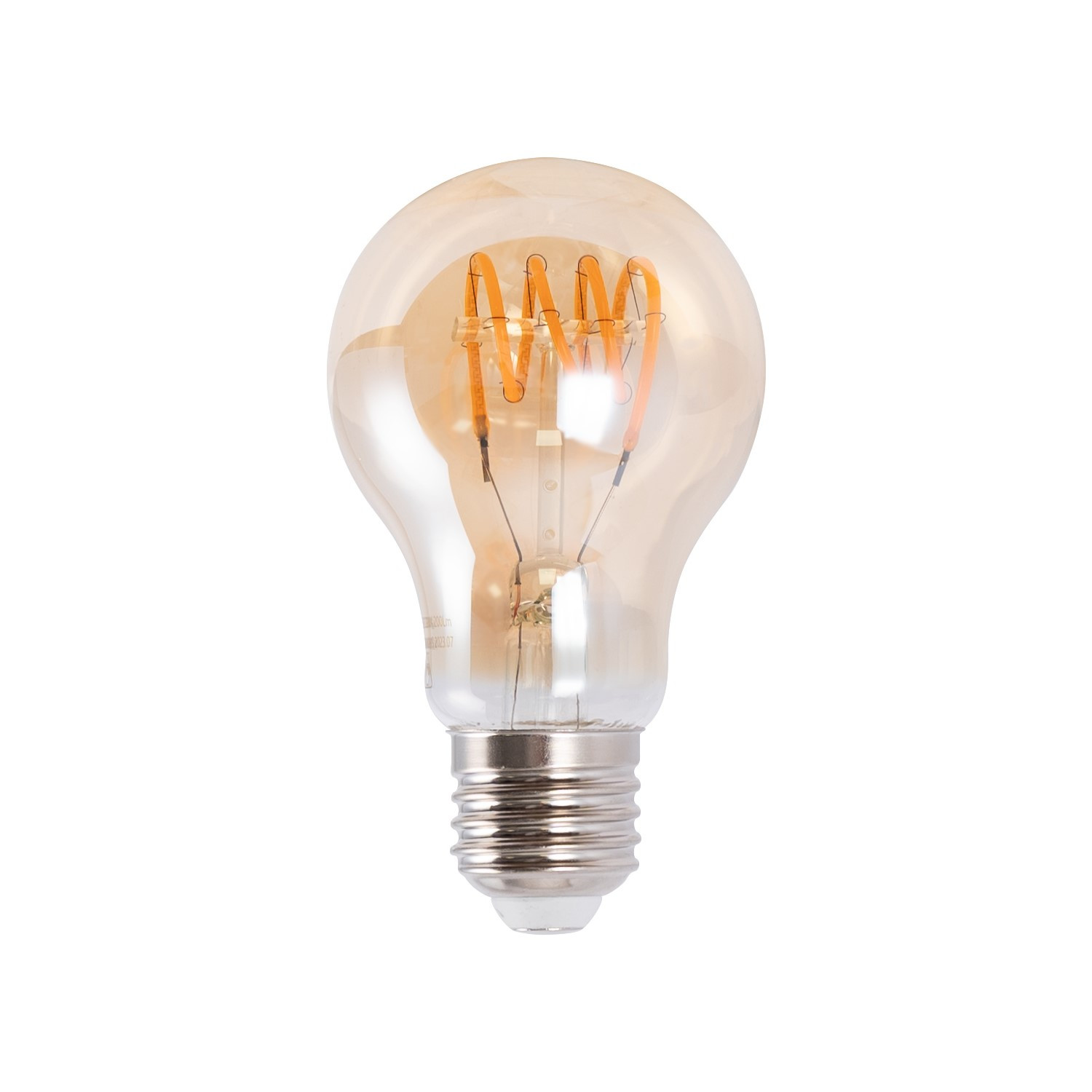 Lampadina Goccia E27 Led Bulbs A60 4x Filament 4W, bianco caldo, Vintage  Led Pro