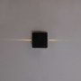 Square LED outdoor wall light "Karen 2" - 3W - IP54 - Light emission two sides