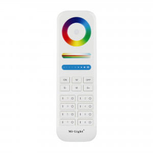 LED RGB + CCT Remote control - 8 Zones - WHITE - FUT089 - Mi Light